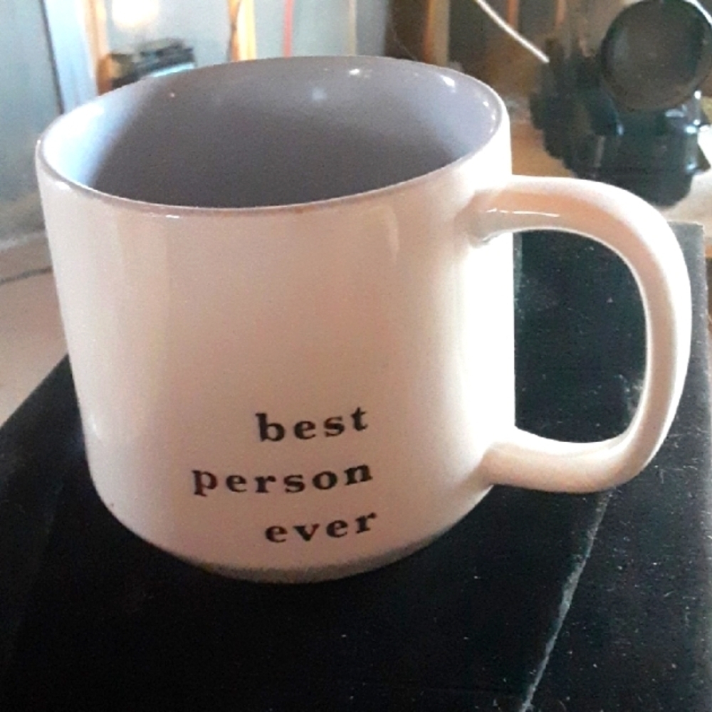 Threshold White Coffee Mug with Affirming Message